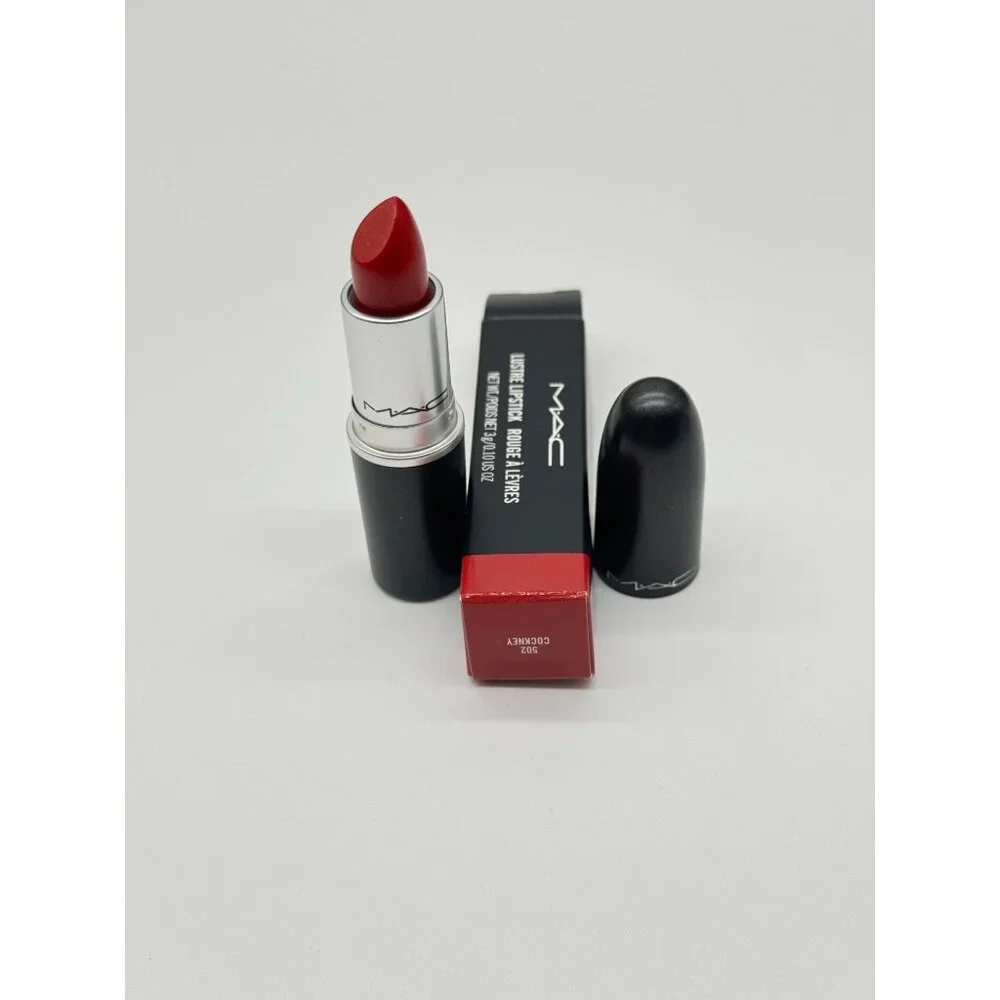 MAC Lustreglass Sheer-Shine Lipstick 502 Cockney 0.1 Oz / 3 g